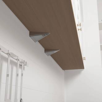 Odia LED meubelverlichting, roestvrij staal, 2-lamps.