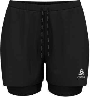ODLO 2-in-1 shorts essential 3 inch Zwart - XS