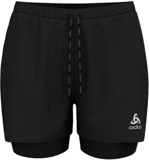 ODLO 2-in-1 shorts essential 3 inch Zwart - XXL
