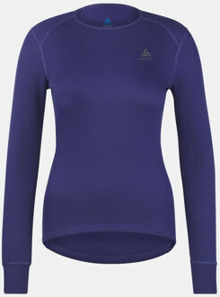 ODLO Active Warm 2- Pack Top Crew Neck L/S Ondershirt Dames Blauw - XL