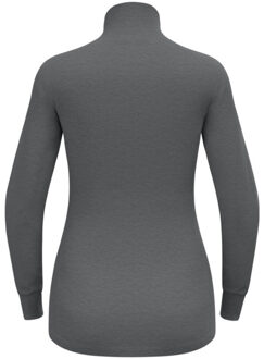 ODLO Baselayer shirt turtle neck lange mouwen halve rits active w Grijs