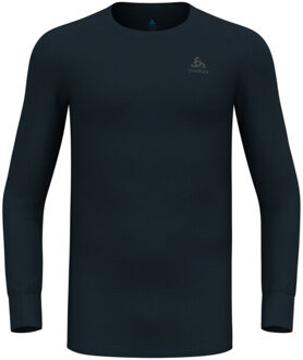 ODLO Bl top crew neck l/s active warm eco Blauw
