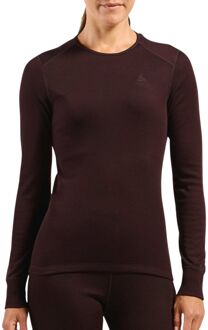 ODLO Bl Top Crew Neck L/S Active Warm Eco Bruin - M