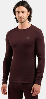 ODLO Bl Top Crew Neck L/S Active Warm Eco Bruin - S