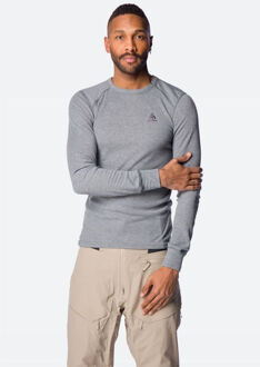 ODLO Bl Top Crew Neck L/S Active Warm Eco Grijs - S