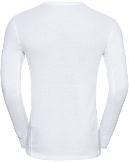 ODLO Bl top crew neck l/s active warm eco Wit - M