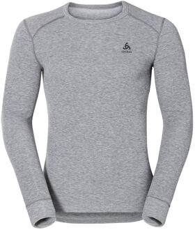 ODLO Bl Top Crew Neck L/S Active Warm Heren Thermoshirt - Grey Melange - Maat L