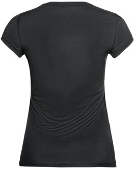ODLO Bl top crew neck s/s active f-dry light eco Zwart - XS