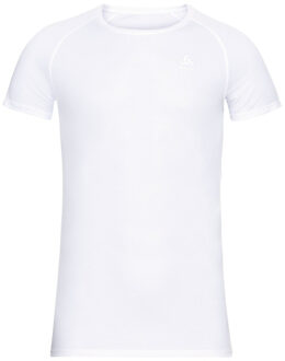 ODLO BL TOP Crew neck s/s ACTIVE F-DRY LIGHT - white - Mannen - Maat XL