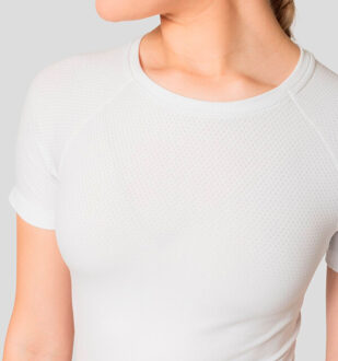 ODLO Bl top crew neck s/s performance light eco Wit