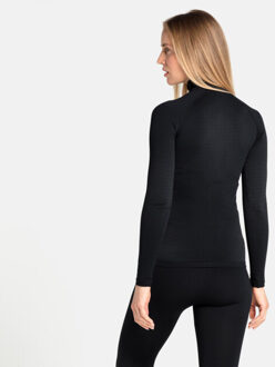 ODLO Bl top turtle neck l/s half zip performa - maat L Zwart