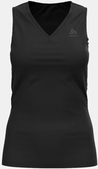 ODLO BL TOP V-neck Singlet ACTIVE F-DRY LIGHT - black - Vrouwen - Maat S