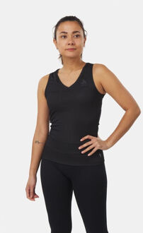 ODLO BL TOP V-neck Singlet ACTIVE F-DRY LIGHT - black - Vrouwen - Maat S