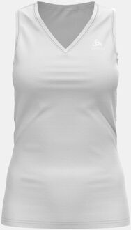 ODLO BL TOP V-neck Singlet ACTIVE F-DRY LIGHT - white - Vrouwen - Maat S