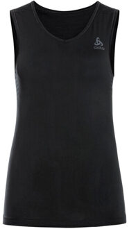 ODLO Bl top v-neck singlet performance x-light eco Zwart - M