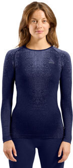 ODLO Blackcomb Eco Crew Neck Longsleeve Dames blauw - S