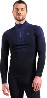ODLO Blackcomb Eco Longsleeve Half-Zip Heren blauw