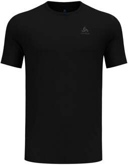 ODLO Crew Hardloopshirt Heren-Zwart - S