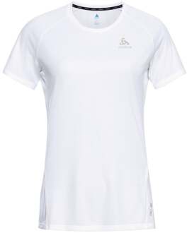 ODLO Crew Neck Essential Chill-Tech Hardloopshirt Dames-Wit - XL