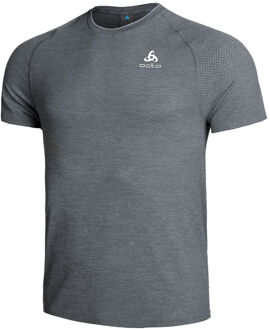 ODLO Crew Neck Essential Seamless Hardloopshirt Heren-Grijs - XXL