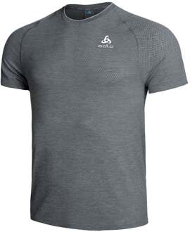 ODLO Crew Neck Essential Seamless Hardloopshirt Heren-Grijs