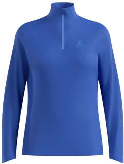 ODLO Essential 1/2 Zip Hardloopshirt Dames-blauw - L