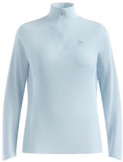 ODLO Essential 1/2 Zip Hardloopshirt Dames-lichtblauw - S
