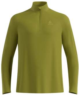 ODLO Essential 1/2 Zip Hardloopshirt Heren-groen - S,M,L,XL,XXL