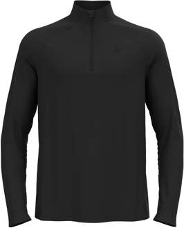 ODLO Essential 1/2 Zip Hardloopshirt Heren-zwart - M