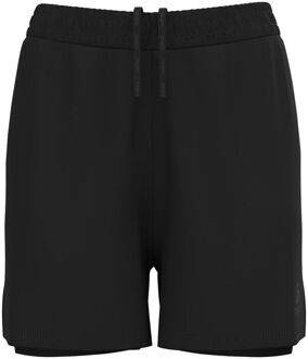 ODLO Essential 4in 2in1 Hardloopshorts Dames-Zwart - XS,S,XL