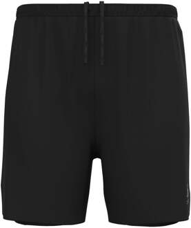 ODLO Essential 6in 2in1 Hardloopshorts Heren-Zwart - XXL