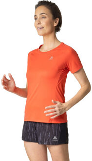 ODLO Essential Chill-Tec T-Shirt Dames rood - L