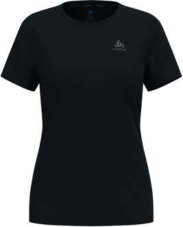 ODLO Essential Hardloopshirt Dames-zwart - XS,S,M,L,XL