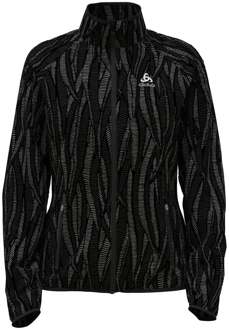 ODLO Essential Light Print Hardloopjas Dames-Zwart - XS,S