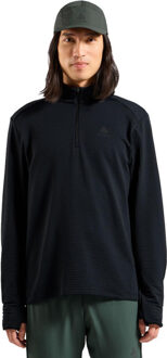 ODLO Essential Longsleeve 1/2-Zip Heren zwart - XL