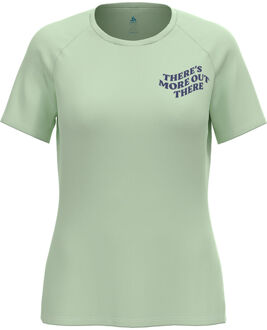ODLO Essential Print Hardloopshirt Dames-Mint - M