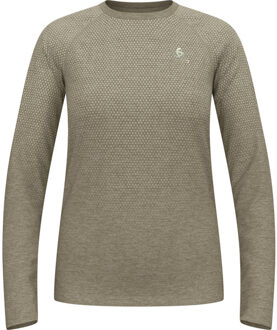 ODLO Essential Seamless Crew Neck Longsleeve Dames grijs - XL