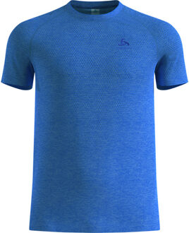 ODLO Essential Seamless Crew Neck T-Shirt Heren donkerblauw - M