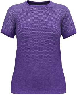 ODLO Essential Seamless Hardloopshirt Dames-Paars lila - XS