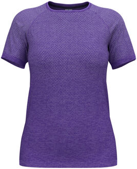 ODLO Essential Seamless Hardloopshirt Dames-Paars - XS,S,M
