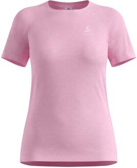 ODLO Essential Seamless Hardloopshirt Dames-pink roze - M