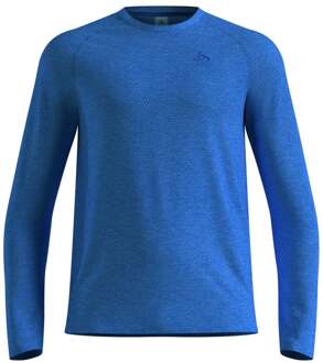 ODLO Essential Seamless Hardloopshirt Heren-blauw
