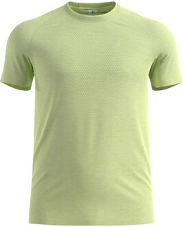ODLO Essential Seamless Hardloopshirt Heren-limoen - XL