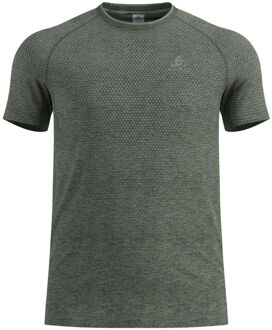 ODLO Essential Seamless Hardloopshirt Heren-olijf