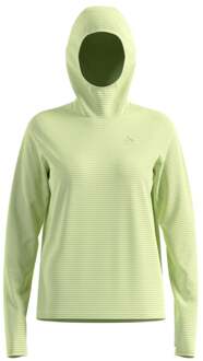 ODLO Essential Thermal Midlayer Hardloopshirt Dames-Limoen - S