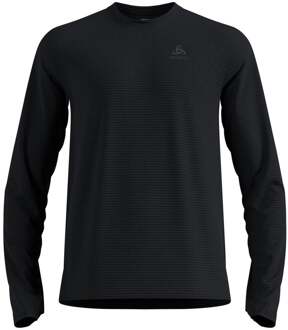 ODLO Essential Thermal Midlayer Hardloopshirt Heren-Zwart - S