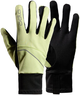 ODLO Intensity Safety Light Hardloophandschoenen-Limoen - M