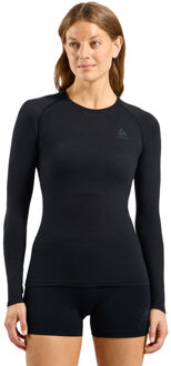 ODLO Merino 140 Crew Neck Seamless LS Dames zwart