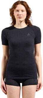 ODLO Merino 140 Crew Neck Seamless T-Shirt Dames zwart - L