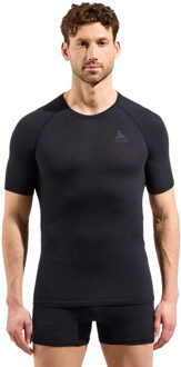 ODLO Merino 140 Crew Neck T-Shirt Heren zwart - S